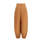 Fendi Brown Linen Casual Pants