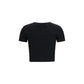 Fendi Black Cotton T-Shirt
