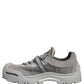 Dolce & Gabbana Gray Airmaster Panelled Low Top Men Sneakers Shoes