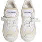 Dolce & Gabbana White Airmaster Panelled Low Top Men Sneakers Shoes