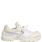 Dolce & Gabbana White Airmaster Panelled Low Top Men Sneakers Shoes