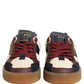 Dolce & Gabbana Multicolor Leather MIAMI Low Top Men Sneakers Shoes