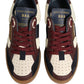 Dolce & Gabbana Multicolor Leather MIAMI Low Top Men Sneakers Shoes