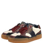 Dolce & Gabbana Multicolor Leather MIAMI Low Top Men Sneakers Shoes