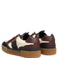 Dolce & Gabbana Multicolor Leather MIAMI Low Top Men Sneakers Shoes