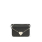 Valentino Garavani Black Calf Leather Bos Taurus Shoulder Bag