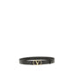 Valentino Garavani Black Calf Leather Bos Taurus Regular Belt