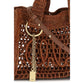 Chloé Brown Raffia Shoulder Bag