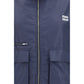 Miu Miu Blue Polyester Full-Length Jacket
