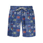 Norway 1963 Blue Polyester Men's Swimwear