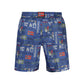 Norway 1963 Blue Polyester Men's Swimwear