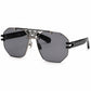 Philipp Plein Black Metal Sunglasses