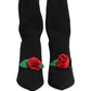 Dolce & Gabbana Black Stiletto Heels Mid Calf Boots Shoes