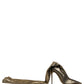 Dolce & Gabbana Gold Nylon Socks Knee High Boots Pumps Shoes