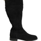 Dolce & Gabbana Suede Leather Knee High Boots Black