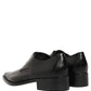Dolce & Gabbana Black Leather Lace Up Derby Dress Shoes