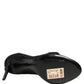 Dolce & Gabbana Black Nylon Mesh Sock Style Boots Shoes