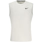 Nike White Polyester Men's Tank