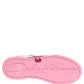 Dolce & Gabbana White Pink Portofino Royal Pig Sneakers Shoes