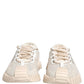 Dolce & Gabbana White Lace NS1 Low Top Sneaker Sports Shoes