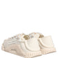 Dolce & Gabbana White Lace NS1 Low Top Sneaker Sports Shoes