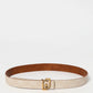 Liu Jo Beige Leather Regular Belt