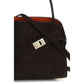 Ferragamo Brown Calf Leather Bos Taurus Shoulder Bag