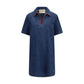 Valentino Blue Cotton Casual Dress