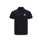 Balmain Black Cotton Polo Shirt