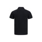 Balmain Black Cotton Polo Shirt