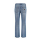 Miu Miu Blue Cotton Relaxed Fit Jeans