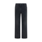 The Row Black Cotton Straight-Leg Jeans