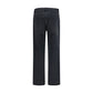 The Row Black Cotton Straight-Leg Jeans