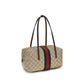 Gucci Beige Cotton Shoulder Bag