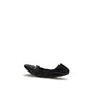 Gucci Black Calf Leather Bos Taurus Ballet Flats