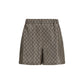 Gucci Beige Silk Bermuda Shorts