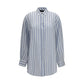 Gucci Blue Silk Shirt