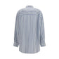 Gucci Blue Silk Shirt