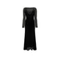 Tom Ford Black Metallic Fibre Casual Dress