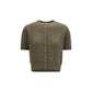 Khaite Bicolor Cashmere Cardigan
