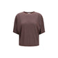 Brunello Cucinelli Purple Cashmere Sweatshirt