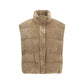 Brunello Cucinelli Beige Viscose Sleeveless Jacket