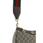 Gucci Brown Cotton Shoulder Bag