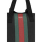 Gucci Black Cotton Shoulder Bag