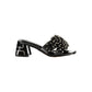 Laura Biagiotti Black Polyurethane Women's Sandal
