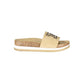Laura Biagiotti Beige Polyurethane Women's Slipper