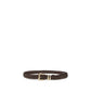 Brunello Cucinelli Brown Calf Leather Bos Taurus Belt