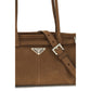 Prada Brown Calf Leather Bos Taurus Handbag