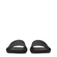 The Row Black Cotton Slippers