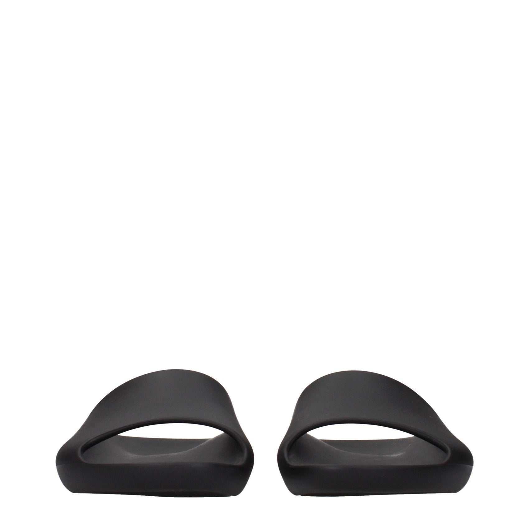 The Row Black Cotton Slippers